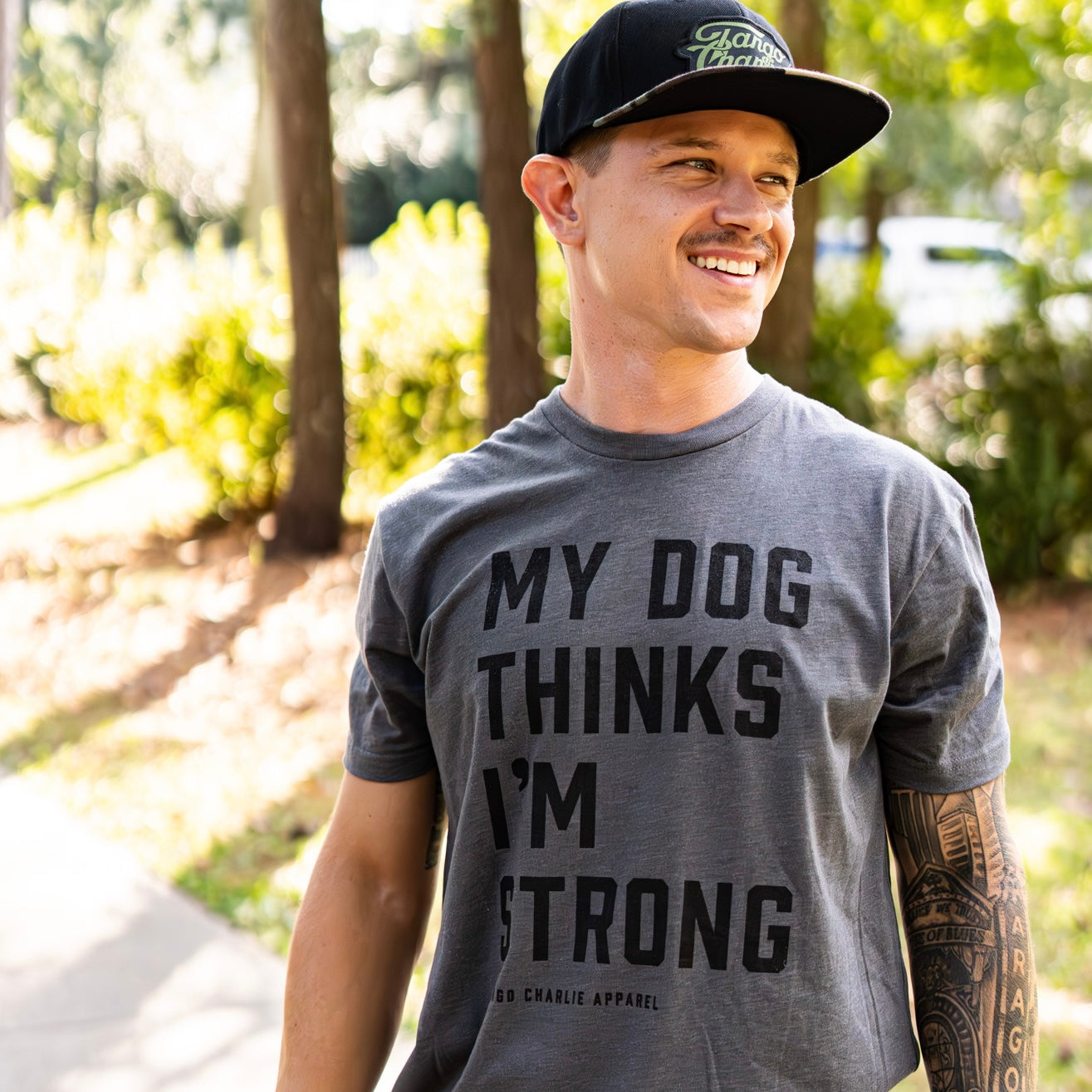 My Dog Thinks I’m Strong - tee