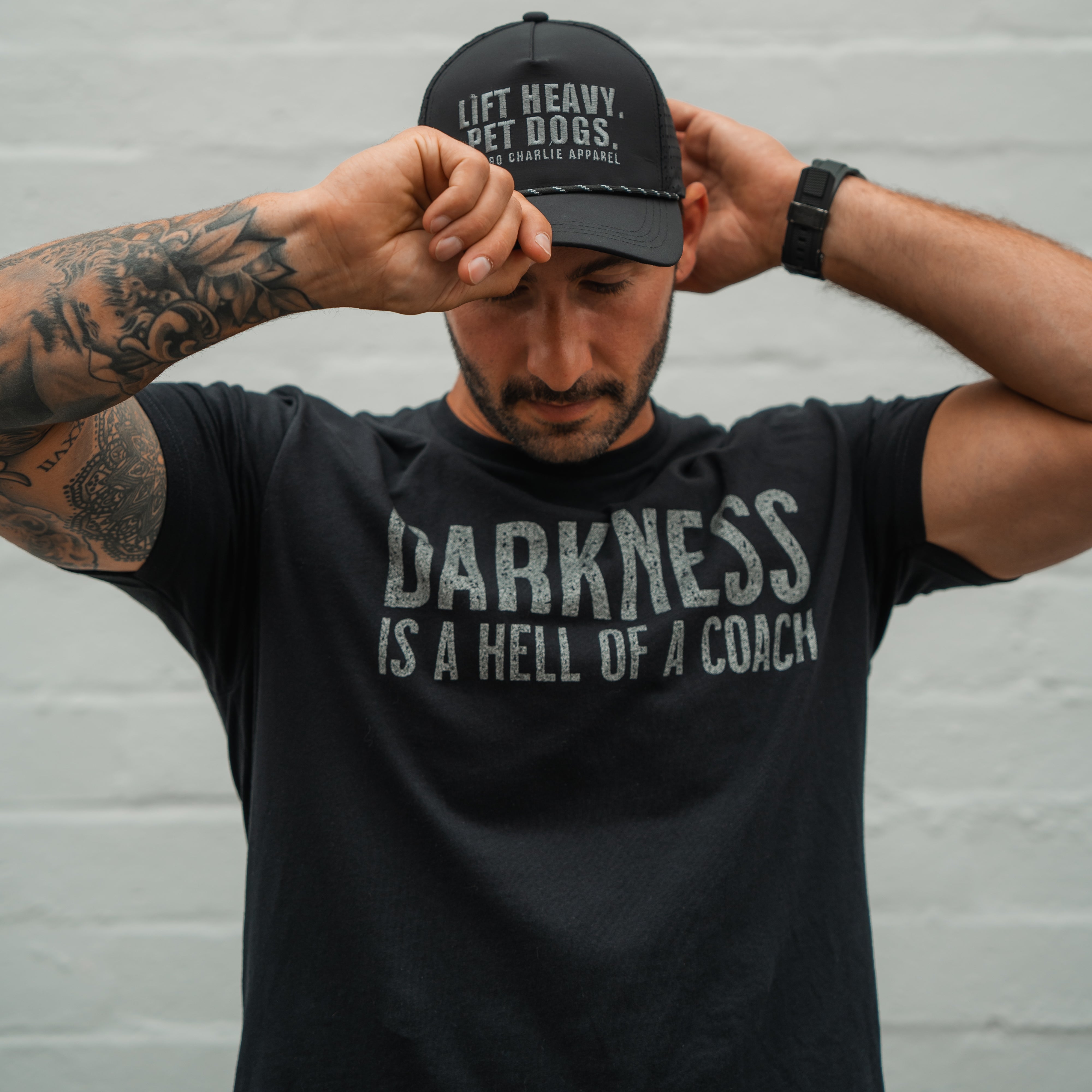 Darkness is a HELL of a Coach - Tee