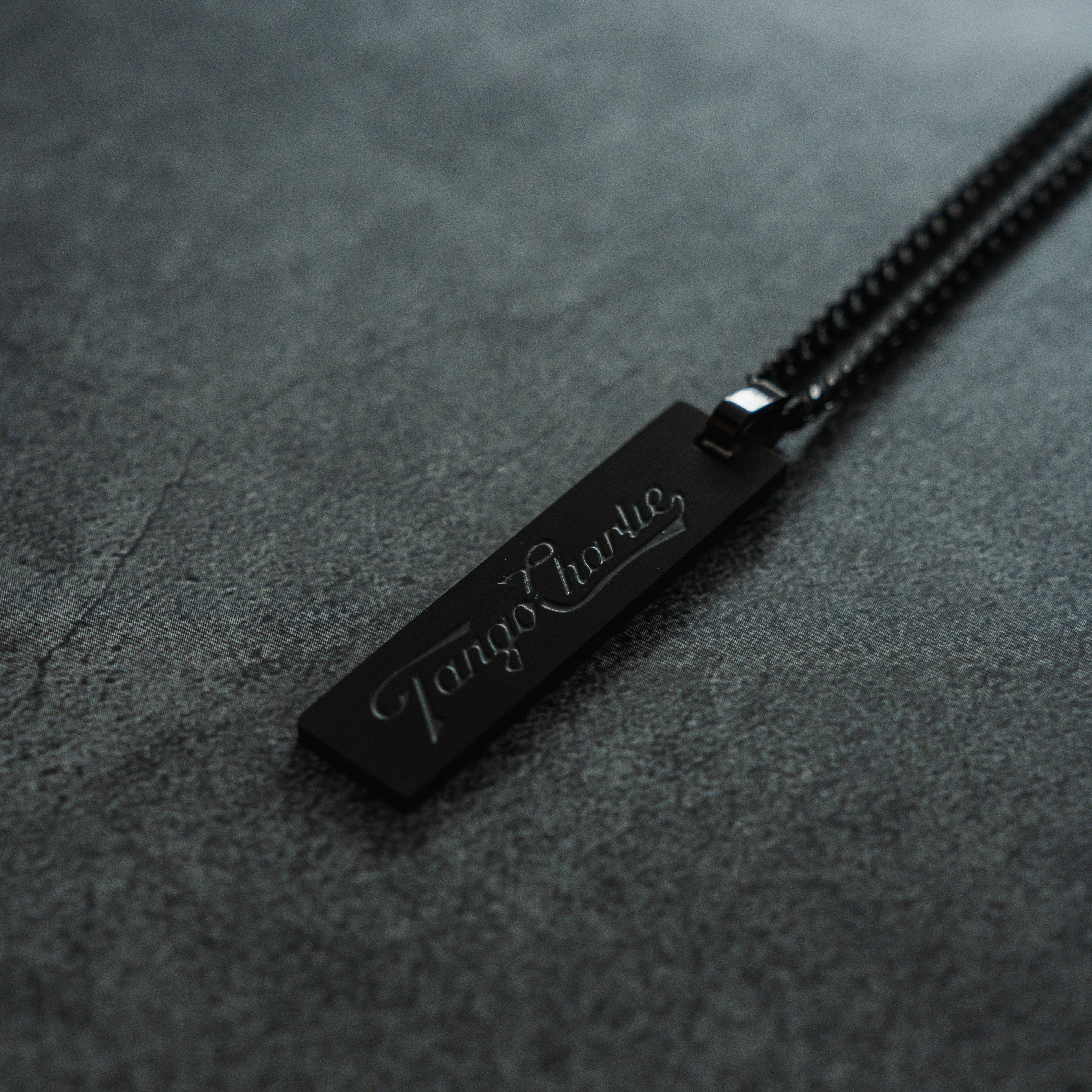 Darkness is a Hell of a Coach - Tag Necklace