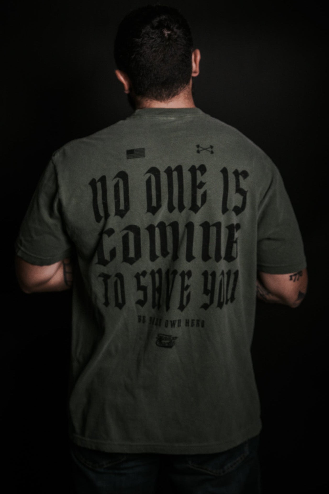 No One Is Coming To Save You Hemp - Premium Tee