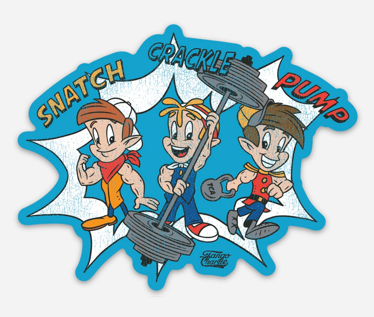 Snatch, Crackle, Pump - sticker