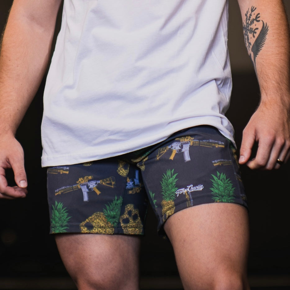 Men's Performance Training Shorts | 5.5"- Tropic Thunder Edition