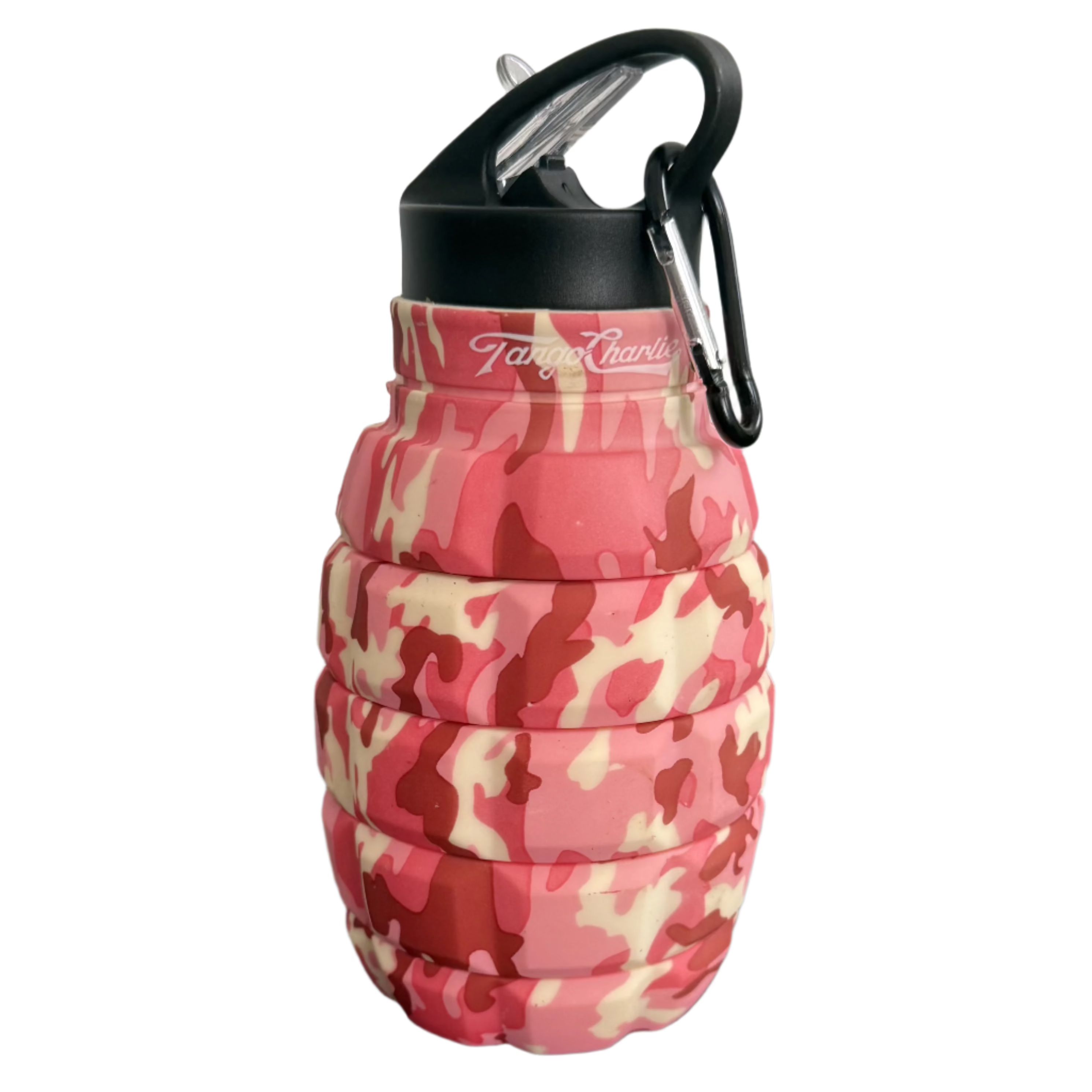 Humble + Hydrated 20oz Pink Camo Water Bottle